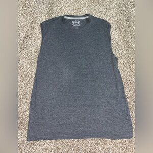 🤎Mens xl sleeveless shirt 7 souls gray